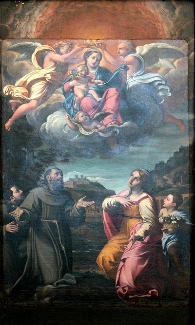 Madonna with Saints by Annibale Carracci